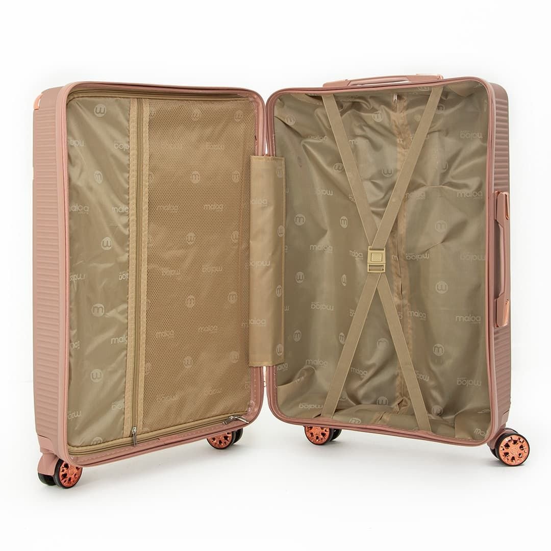 Mala De Viagem Grande 32kg Croacia Maloa Rose